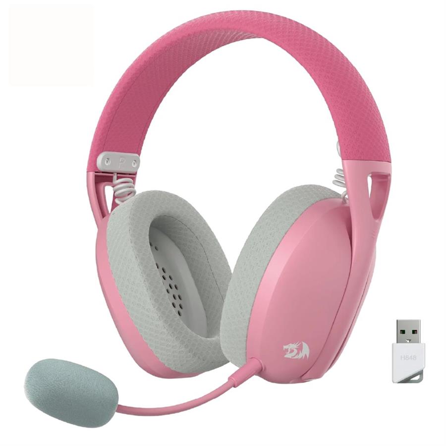 AURICULARES REDRAGON IRE WHITE/PINK H848P
